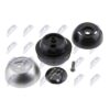 Pomello Leva Cambio Fiat 500C Abarth 2007+ Opaco Argento Tappo Nero 5 Marce