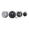 Pomello Leva Cambio Fiat 500C Abarth 2007+ Opaco Argento Tappo Nero 5 Marce – foto 3