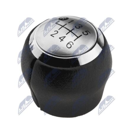 Pomello Leva Cambio Toyota Auris / Avensis / Corolla / Corolla Verso / RAV4 / Yaris 6 Marce Nero/Argento, originale