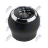 Pomello Leva Cambio Toyota Auris / Avensis / Corolla / Corolla Verso / RAV4 / Yaris 6 Marce Trasparente/Nero, originale
