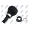 Pomello Leva Cambio Volkswagen Golf V 2003+ / Golf VI 2008+ / Golf Plus 2005+ 6 Marce Tappo Nero Pelle – foto 2