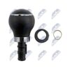 Pomello Leva Cambio Volkswagen Golf V 2003+ / Golf VI 2008+ / Golf Plus 2005+ 6 Marce Tappo Nero Pelle – foto 3