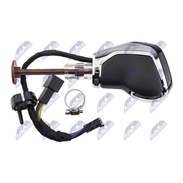Pomello Leva Cambio Volkswagen Golf VI 2008+ / Golf VII 2013+ / Golf Plus 2005+ Cambio Automatico Cromato CZ – foto 3