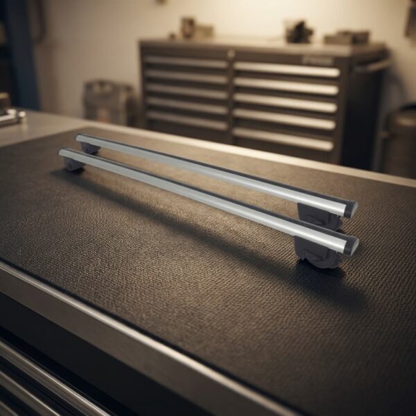 Barre Portatutto Per Ford Tourneo Courier Con Corrimano Dal 2024 In Poi sul banco officina