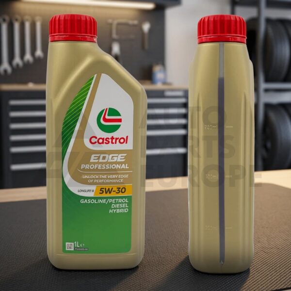 Olio Motore CASTROL 5W30 Long Life Edge Professional III sul banco officina