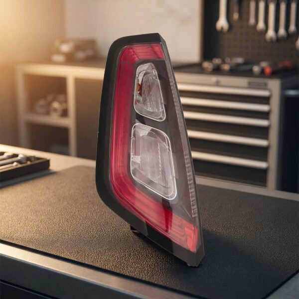 Fanale Posteriore Sinistro FIAT Grande Punto 2012+ – Modello Evo Bordo Interno Nero A Led Attacco A Viti sul banco officina