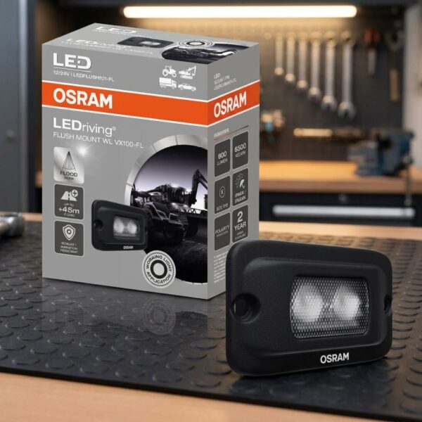 Osram LED-Begrenzungsleuchte Einbau VX100-FL für Lastkraftwagen, Traktoren und Bagger – Bild 2