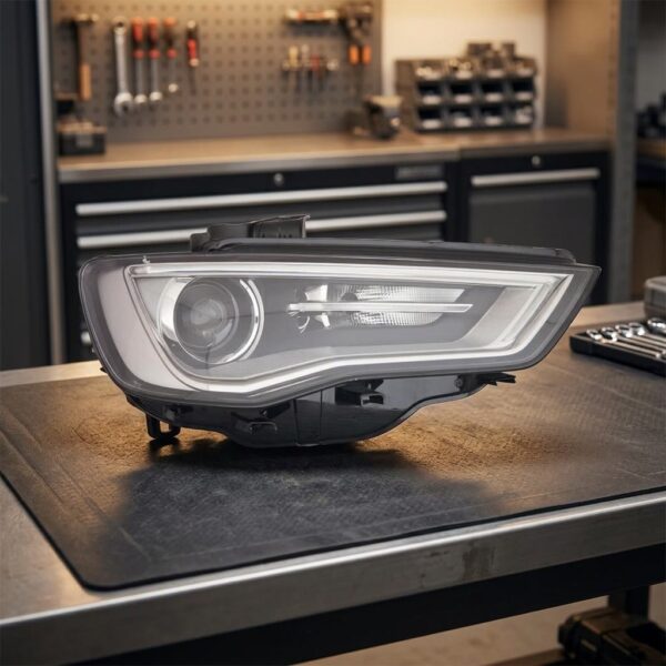Scheinwerfer Rechts Audi A3 2012-2015 – 3/4/5 Türer Xenon Reflektor Innen Grau Mit Motor A Led – Bild 2