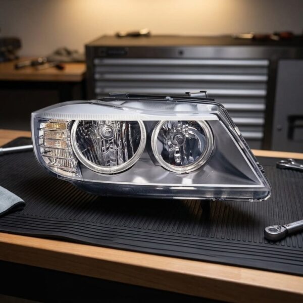 Faro Anteriore Destro BMW Serie 3 E90-E91 2008+ – Modello Valeo sul banco officina