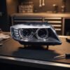 Scheinwerfer Rechts BMW Serie 3 E90-E91 2008+ – Xenon Mit Led Modell Zkw Mit Motor – Bild 2
