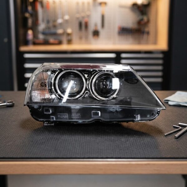 Faro Anteriore Destro BMW X3 F25 2010+ – Xenon C/Motore Parabola Nera sul banco officina