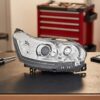 Faro Anteriore Destro Citroen C5 2009+ Originale Valeo sul banco officina