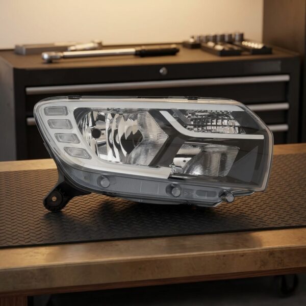 Faro Anteriore Destro Dacia Sandero 2017-2020 sul banco officina