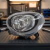 Scheinwerfer Rechts FIAT 500 X 2015-2017 – Schwarzer Reflektor Mit Motor – Bild 2