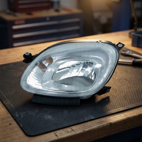 Faro Anteriore Destro Fiat Panda 2012+ Originale Magneti Marelli sul banco officina