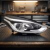 Faro Anteriore Destro Ford Fiesta 2017+ – C/Luce Diurna A Led C/Motore sul banco officina