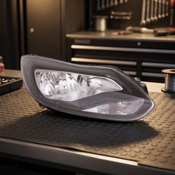 Faro Anteriore Destro Ford Focus 2011-2013 - Parabola Nera sul banco officina