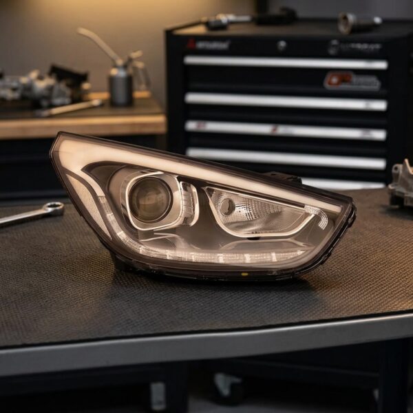 Faro Anteriore Destro Hyundai Ix-35 2013+ – E Diurna A Led sul banco officina