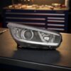 Faro Anteriore Destro KIA Ceed 2012-2014 - Parabola Nera – Versione Gt Line Parabola Nera sul banco officina