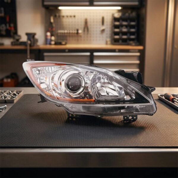 Faro Anteriore Destro Mazda 3 2009-2012 – Parabola Nera sul banco officina