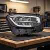 Faro Anteriore Destro Mercedes Glc X253 Coupe' 2019+ sul banco officina