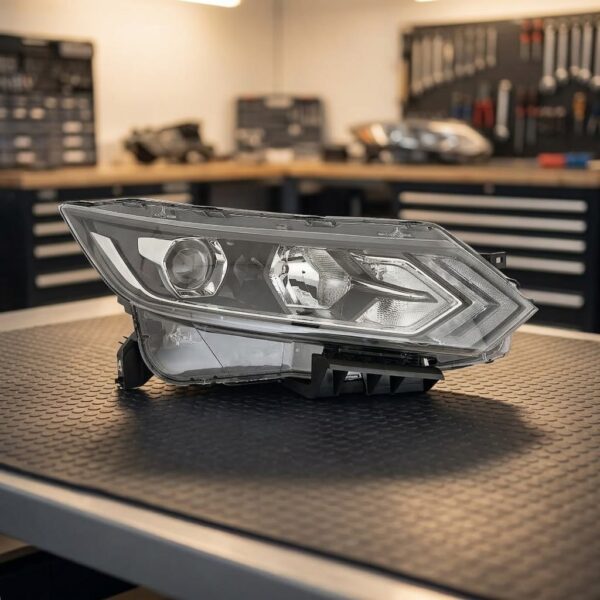 Faro Anteriore Destro Nissan Qashqai 2017-2020 sul banco officina