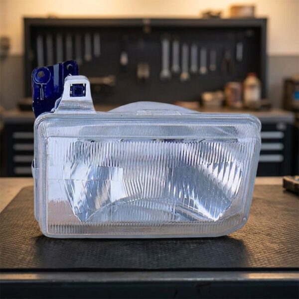 Faro Anteriore Destro Nissan Terrano 87-95 sul banco officina