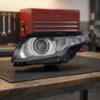 Faro Anteriore Destro Range Rover Evoque 2011+ – C/Luce Diurna A Led C/Motore sul banco officina