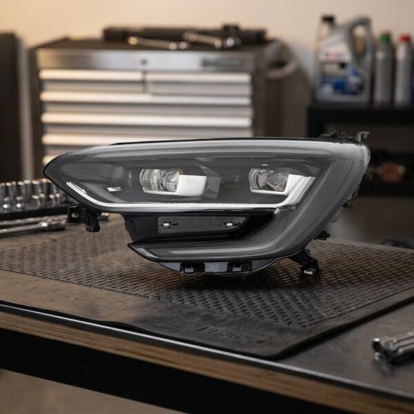 Faro Anteriore Destro Renault Megane 2016+ sul banco officina