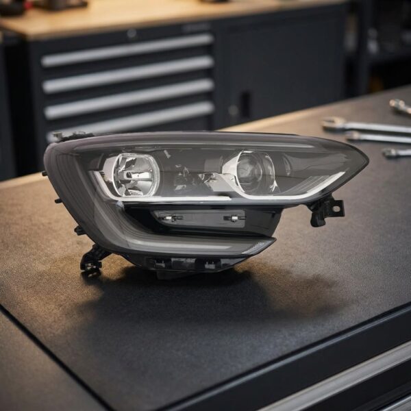 Faro Anteriore Destro Renault Megane 2016+ - Nero sul banco officina
