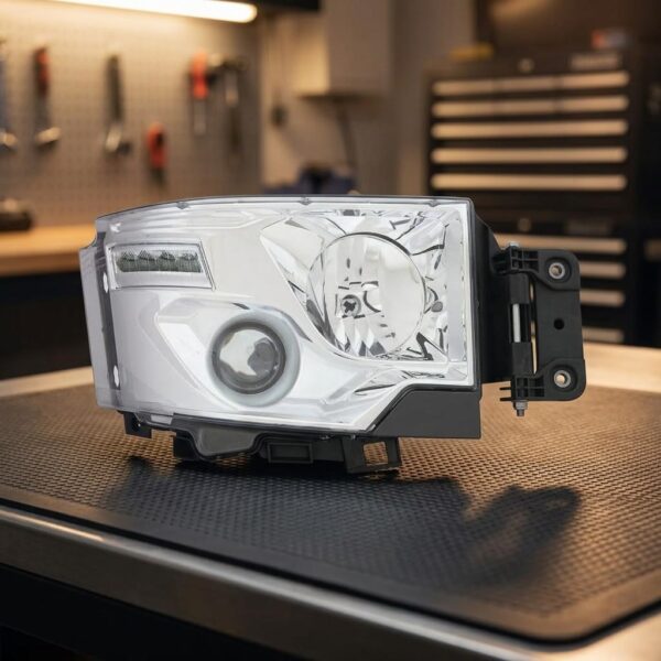 Faro Anteriore Destro Renault Range T 2014-2021 – C/Luce Diurna A Led sul banco officina
