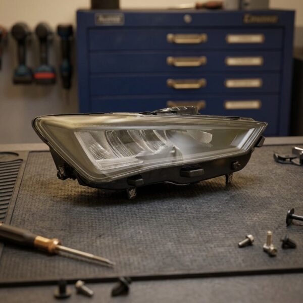 Faro Anteriore Destro Seat Leon 2020+ – Versione 1 sul banco officina