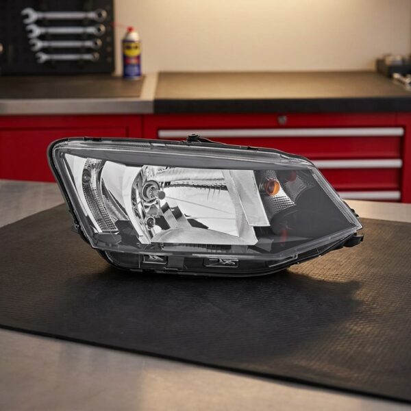 Faro Anteriore Destro Skoda FABIA 2014+ Originale Valeo sul banco officina