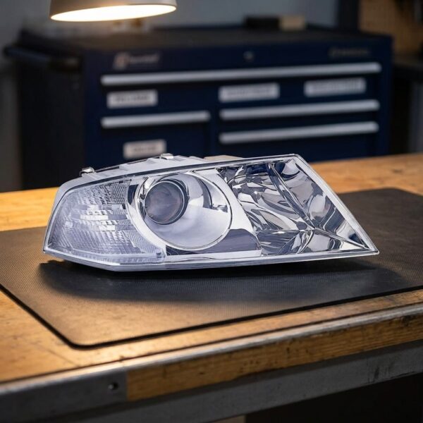 Faro Anteriore Destro Skoda Octavia 2005-2008 – Ambiente sul banco officina