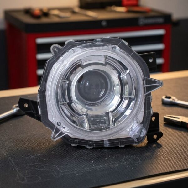 Faro Anteriore Destro Suzuki Jimny 2018+ sul banco officina