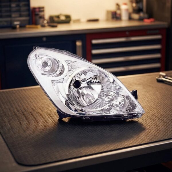 Faro Anteriore Destro Suzuki Splash 2008+ sul banco officina