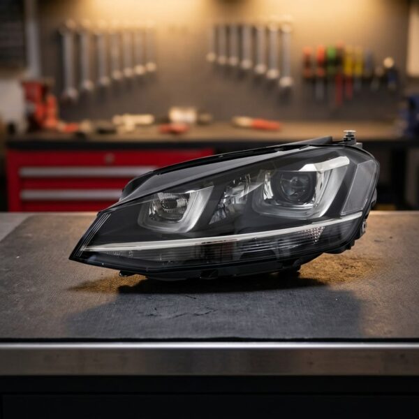 Faro Anteriore Destro Volkswagen GOLF 2015+ H7 (Rif. 044934) Originale Valeo sul banco officina
