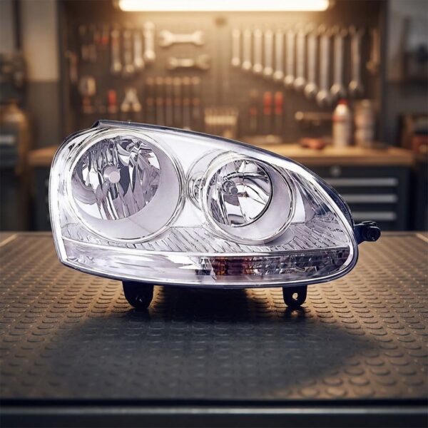 Faro Anteriore Destro Volkswagen Golf V - Jetta 2005+ sul banco officina