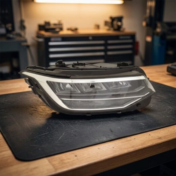 Faro Anteriore Destro Volkswagen Tiguan 2020+ sul banco officina