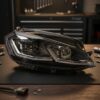 Faro Anteriore Destro VW GOLF 7.5 Facelift DBL Adattivo sul banco officina