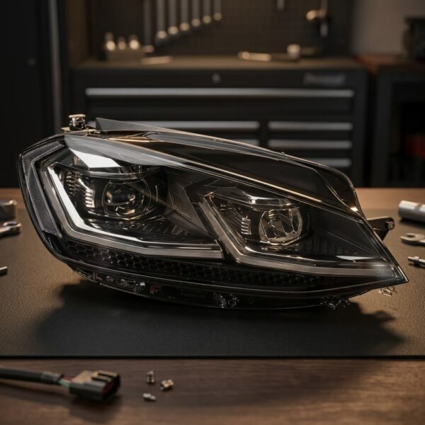 Faro Anteriore Destro VW GOLF 7.5 Facelift DBL Adattivo sul banco officina