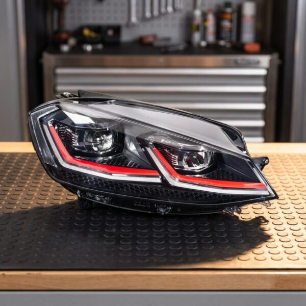 Faro Anteriore Destro VW GOLF 7.5 Facelift FBL GTI sul banco officina