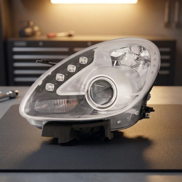 Faro Anteriore Sinistro Alfa Romeo Giulietta 2010+ - Parabola Cromata sul banco officina
