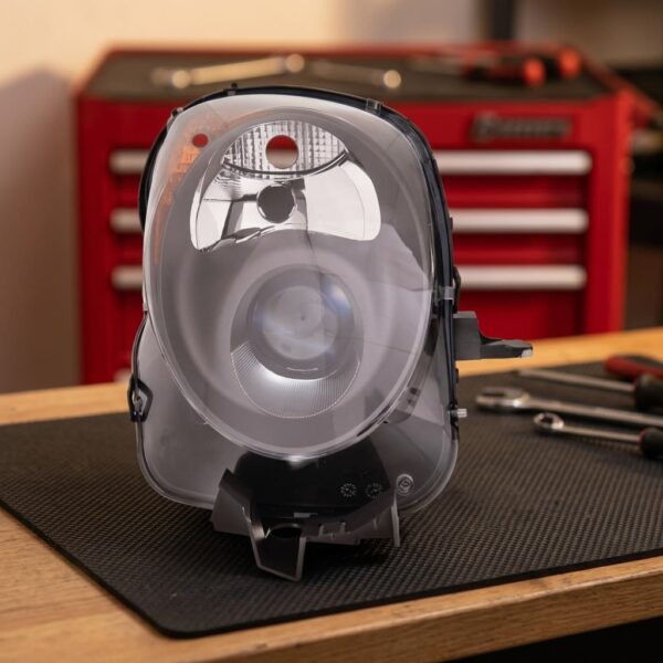 Faro Anteriore Sinistro Alfa Romeo Mito 2008+ - Parabola Nera sul banco officina