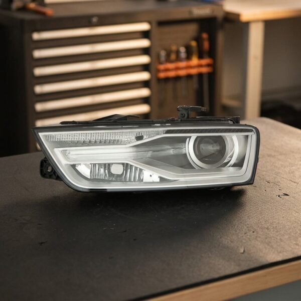 Faro Anteriore Sinistro Audi Q3 2015-2017 sul banco officina