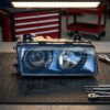Faro Anteriore Sinistro BMW Serie 3 E36 – Coupe'/Compact94 V. Con Gocce sul banco officina