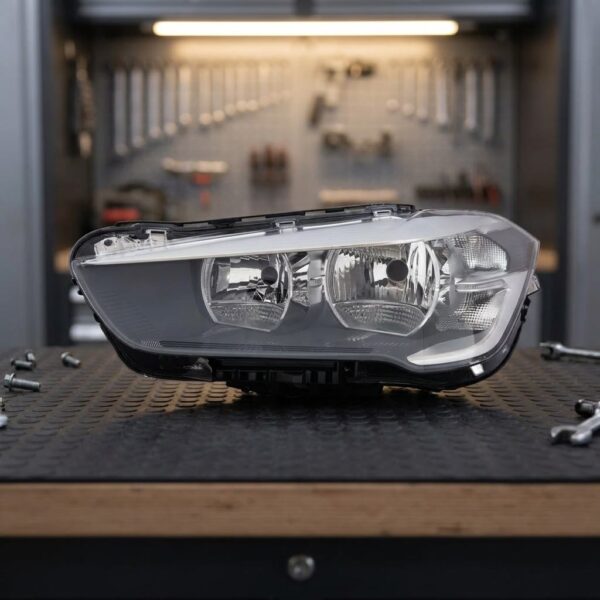 Faro Anteriore Sinistro BMW X1 F48 2015-2018 sul banco officina
