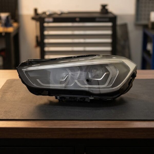 Faro Anteriore Sinistro BMW X1 F48 2019+ sul banco officina
