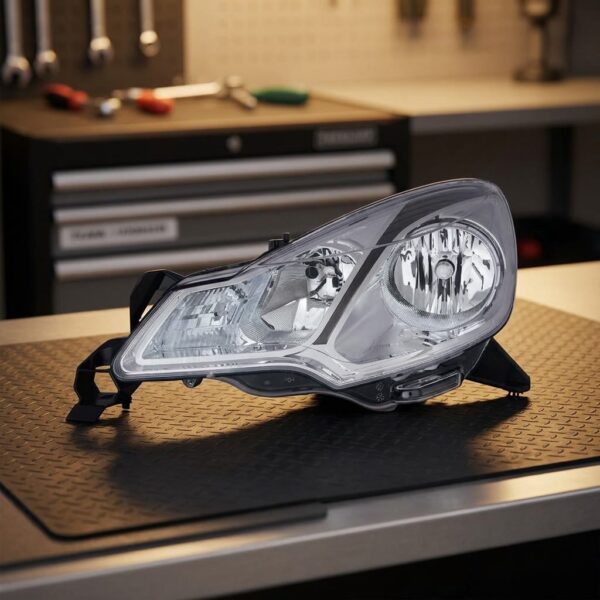 Faro Anteriore Sinistro Citroen C3 2013-2015 sul banco officina