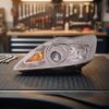Scheinwerfer Links Ford Focus 2007-2010 - Verchromte Reflektor – Xenon Verchromte Reflektor mit elektrischem Motor – Bild 2